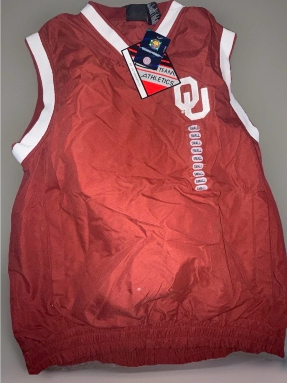 OU Crimson Athletic Sleeveless Pullover